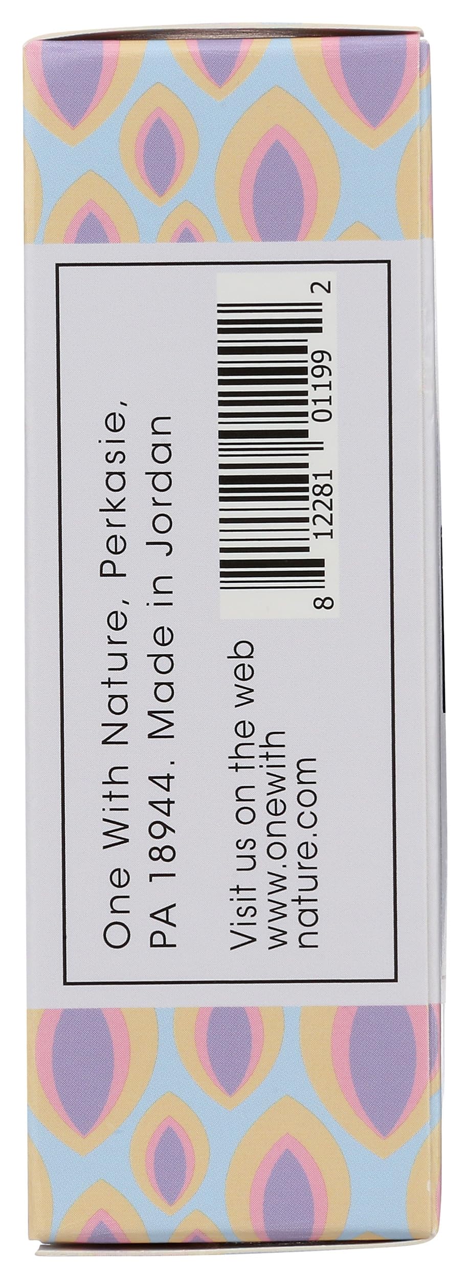 Ingredients label of One With Nature bar highlighting transparency benefit