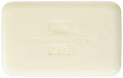 One With Nature rich lather in hand offering creamy cleansing
