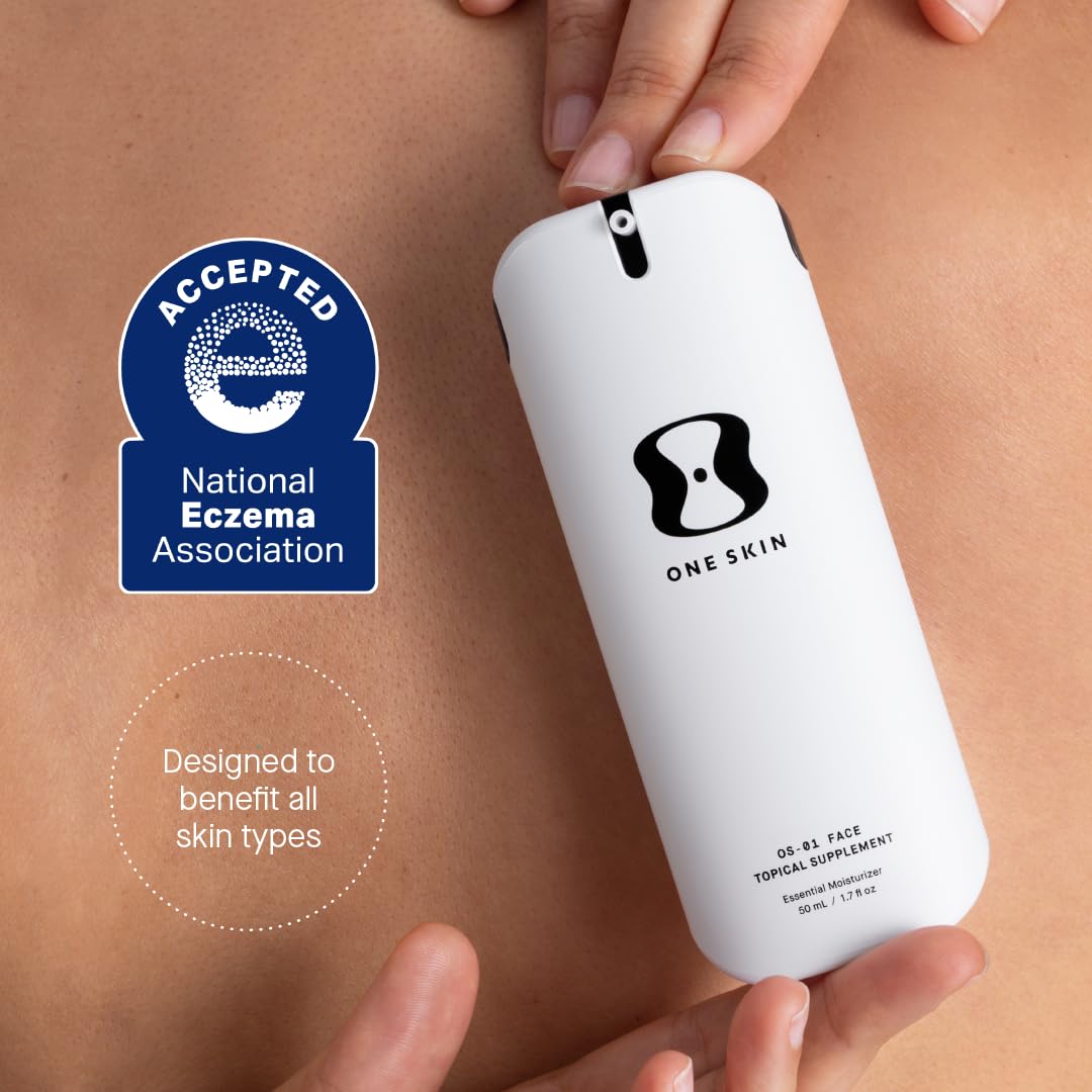 OneSkin in a morning routine setting showing easy layering under sunscreen benefit