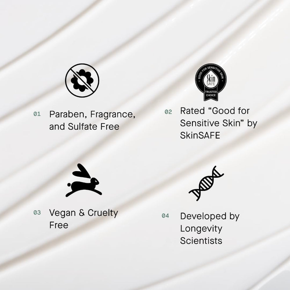 oneskin product applied to hands showing hydration and smooth-feel benefit