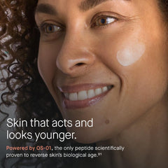 oneskin dispensed serum texture demonstrating lightweight absorption benefit