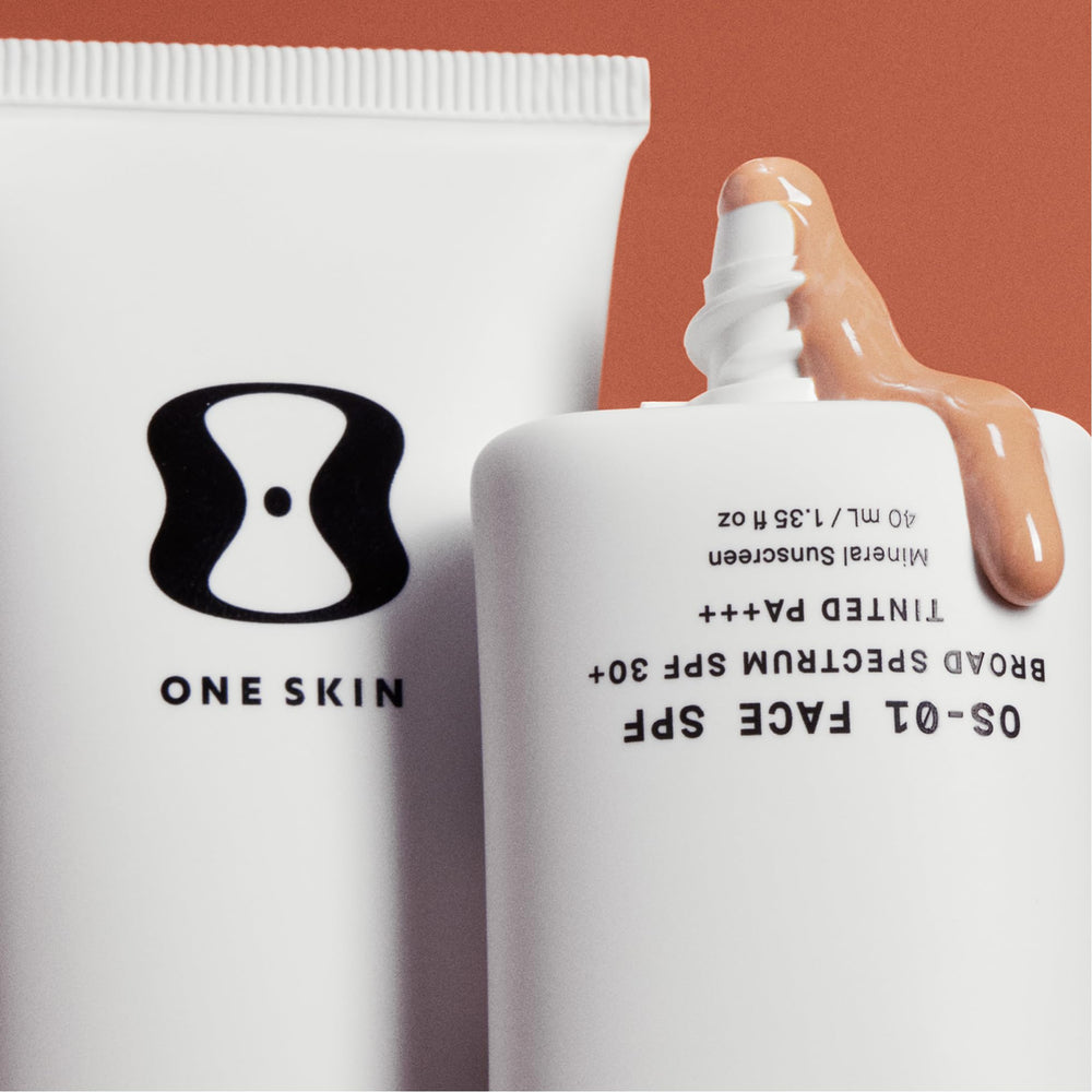 OneSkin being applied to face highlighting lightweight daily protection