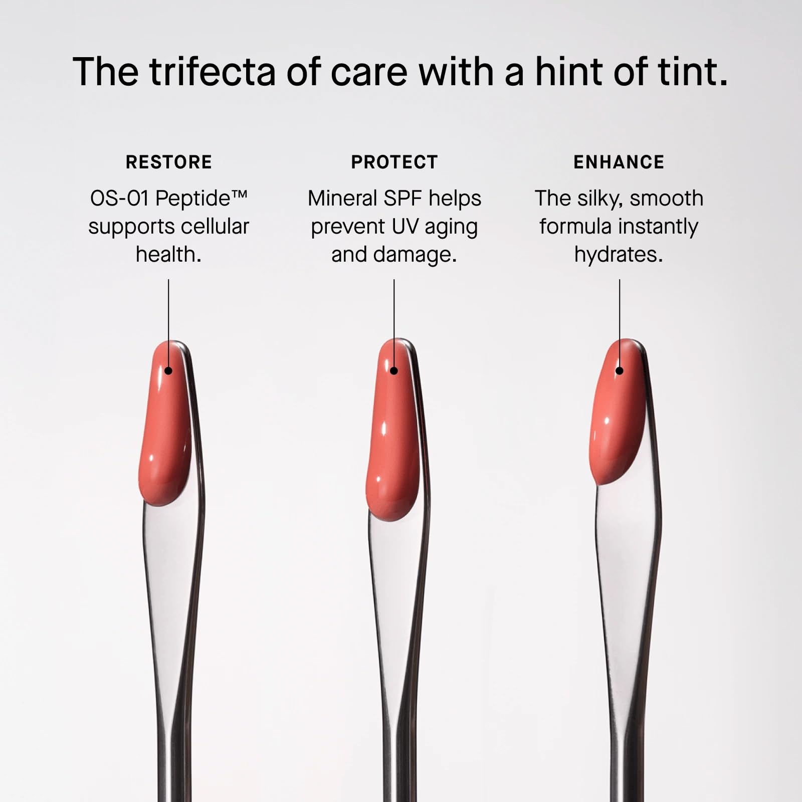 oneskin size comparison with common items to show travel-friendly 12 mL benefit