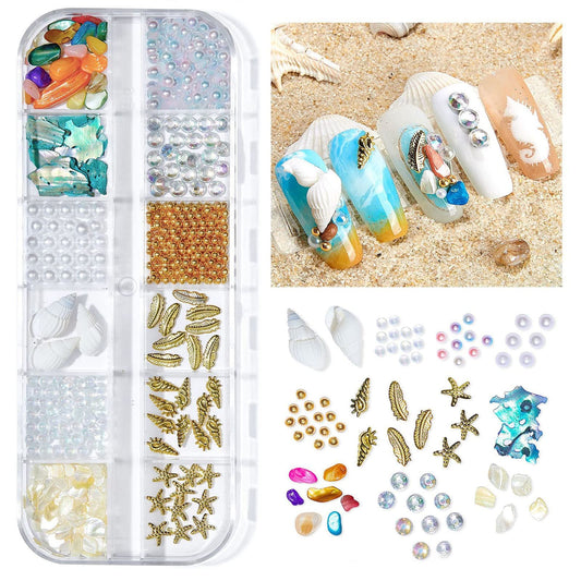 ONEUPIN natural shell close-up displaying colorful finish and realistic beach texture
