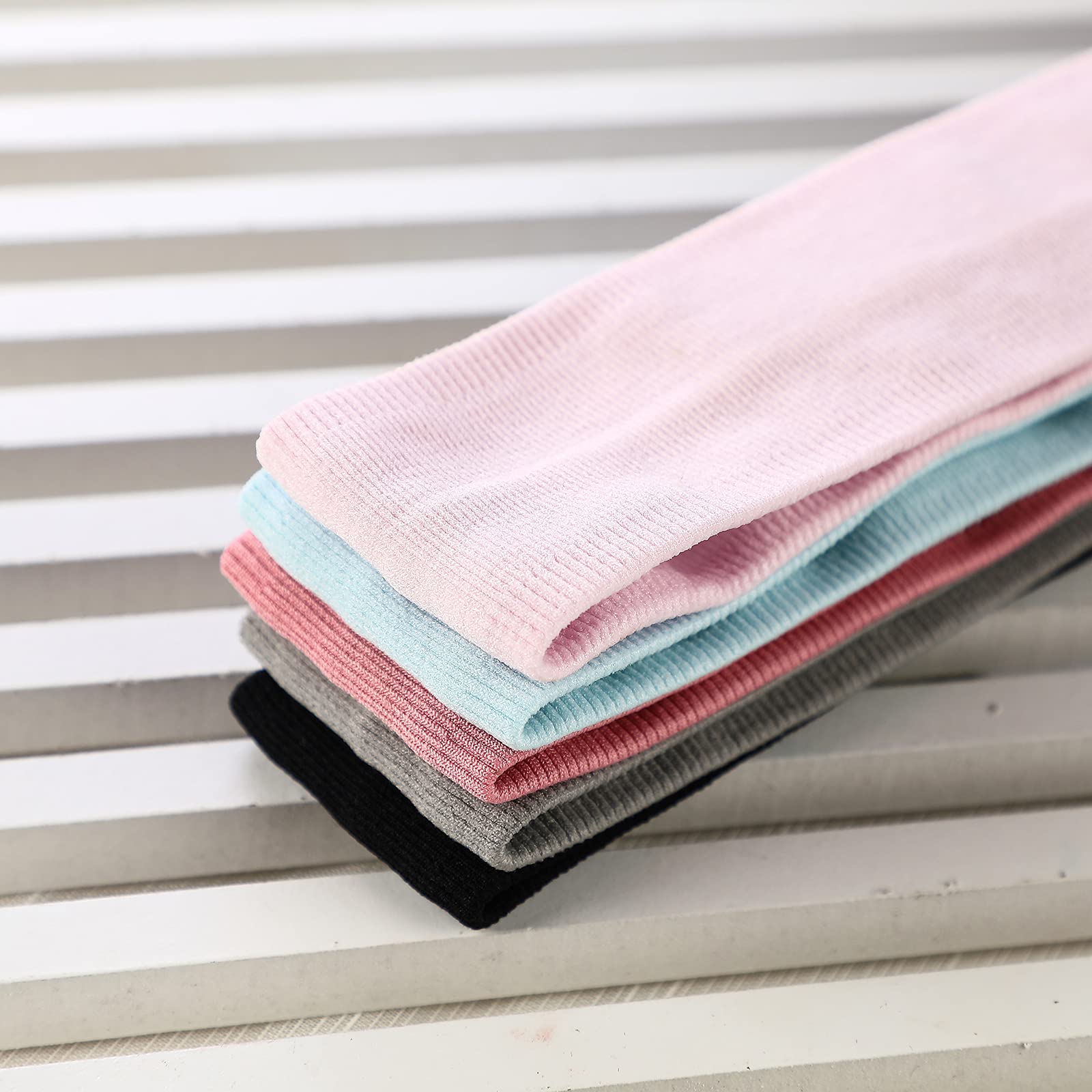 ONEYE spread of five headbands showing colors and choice for daily rotation
