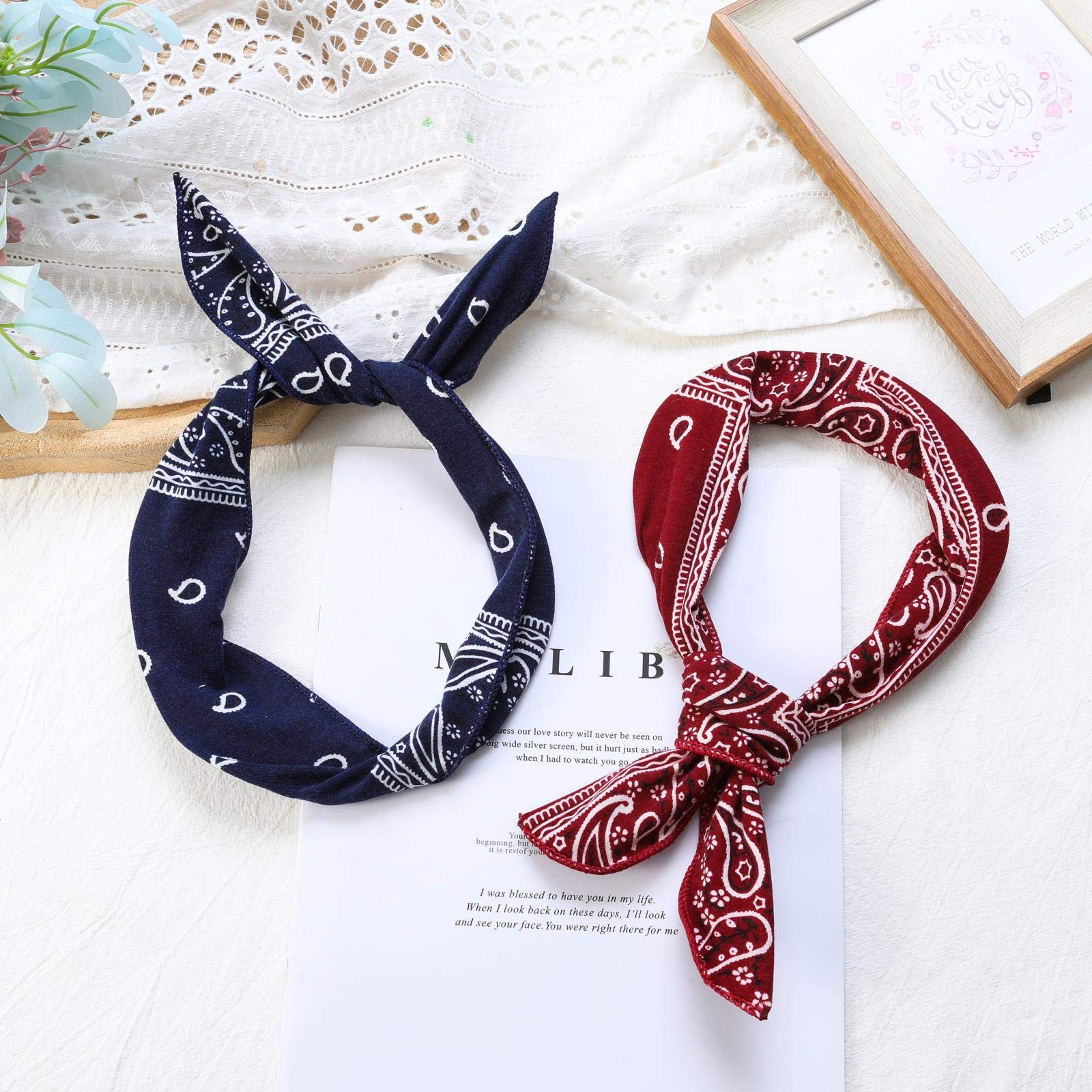 ONEYE headband held in hand to show 31-inch length and flexible fit
