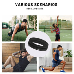 ONEYE headband beside a ruler showing compact size and easy portability