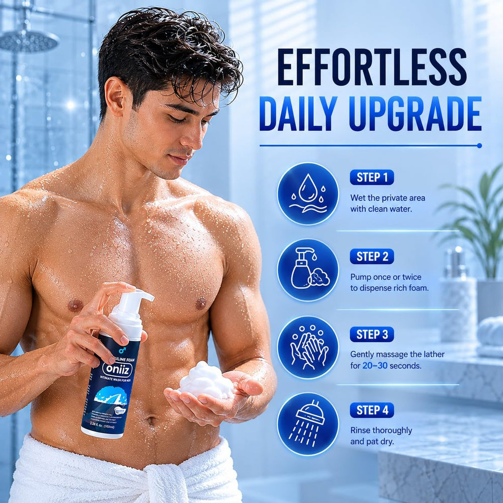 ONIIZ bottle with cool water splash conveying immediate cooling sensation