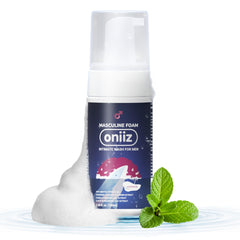 ONIIZ front packaging showing bottle and warm amber scent benefit