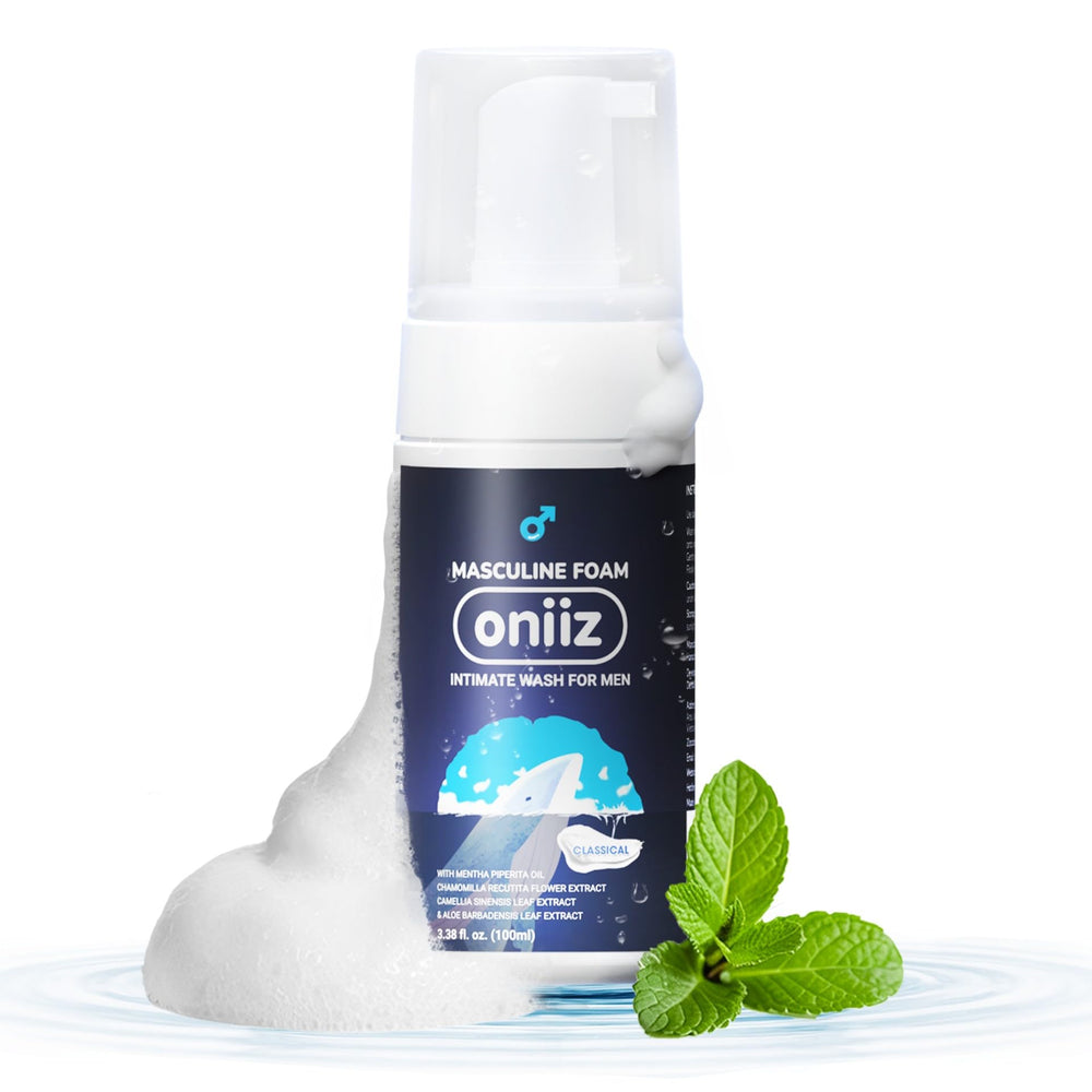 ONIIZ front bottle view showing classical fresh cooling scent and compact travel size