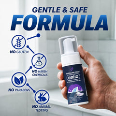 ONIIZ travel size bottle fitting in gym bag for on-the-go freshness