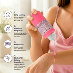 Onisavings applied to wrist pulse point for longer-lasting fragrance
