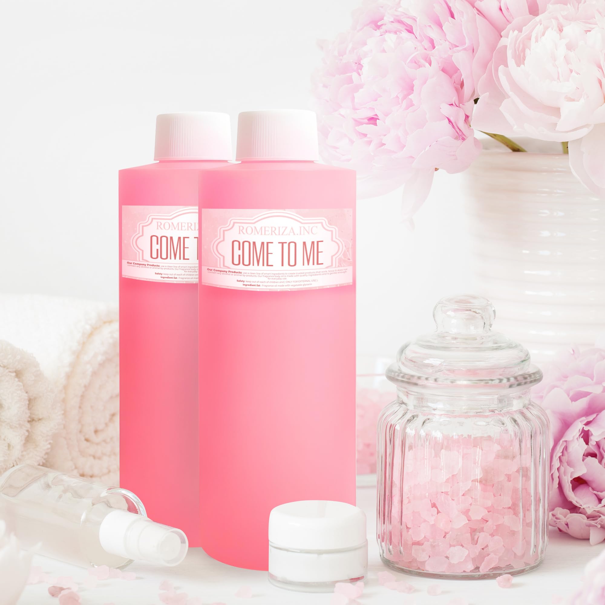 Onisavings bottle held in hand to show true size and travel convenience