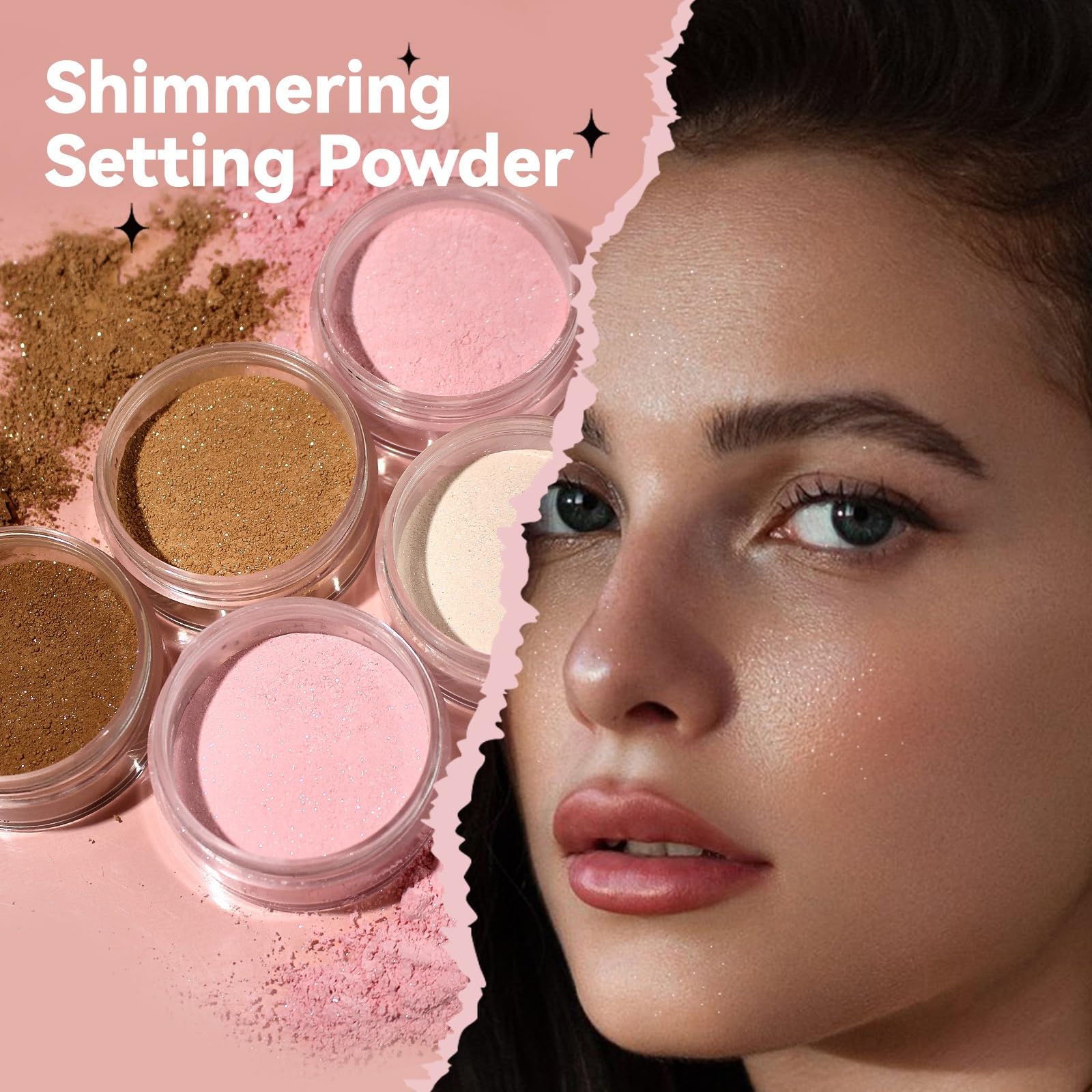 Onkessy under-eye press with puff to set concealer without creasing