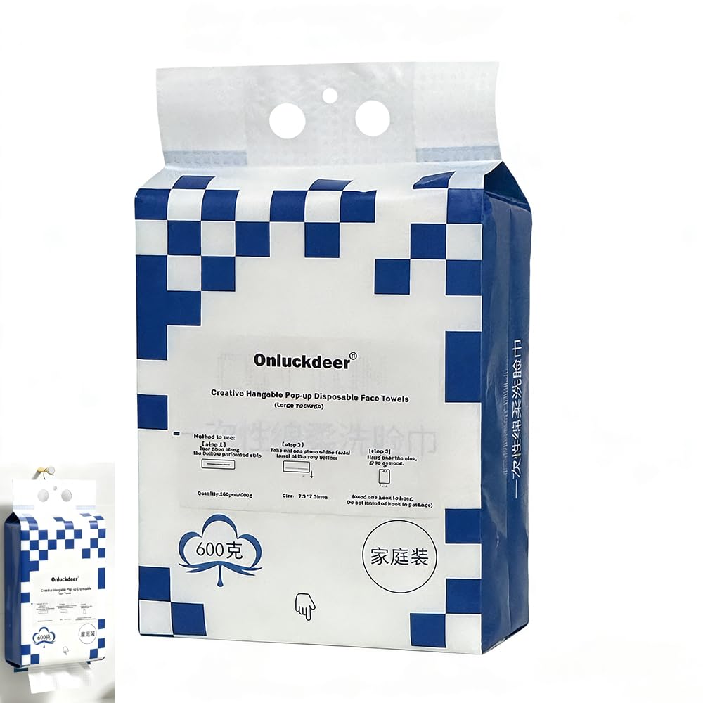 onluckdeer front packaging hanging dispenser shows compact storage benefit