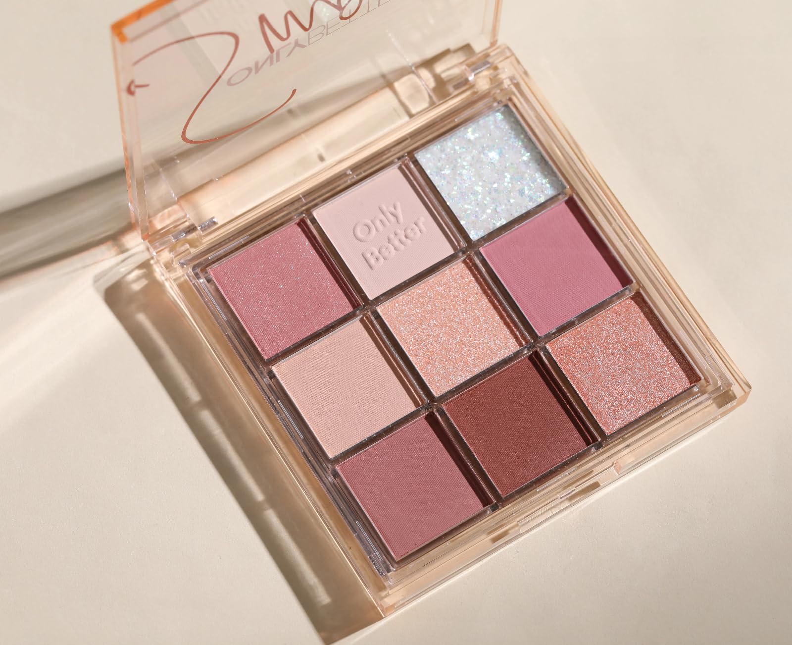 ONLYBETTER close-up of matte shade texture for smooth blending benefit