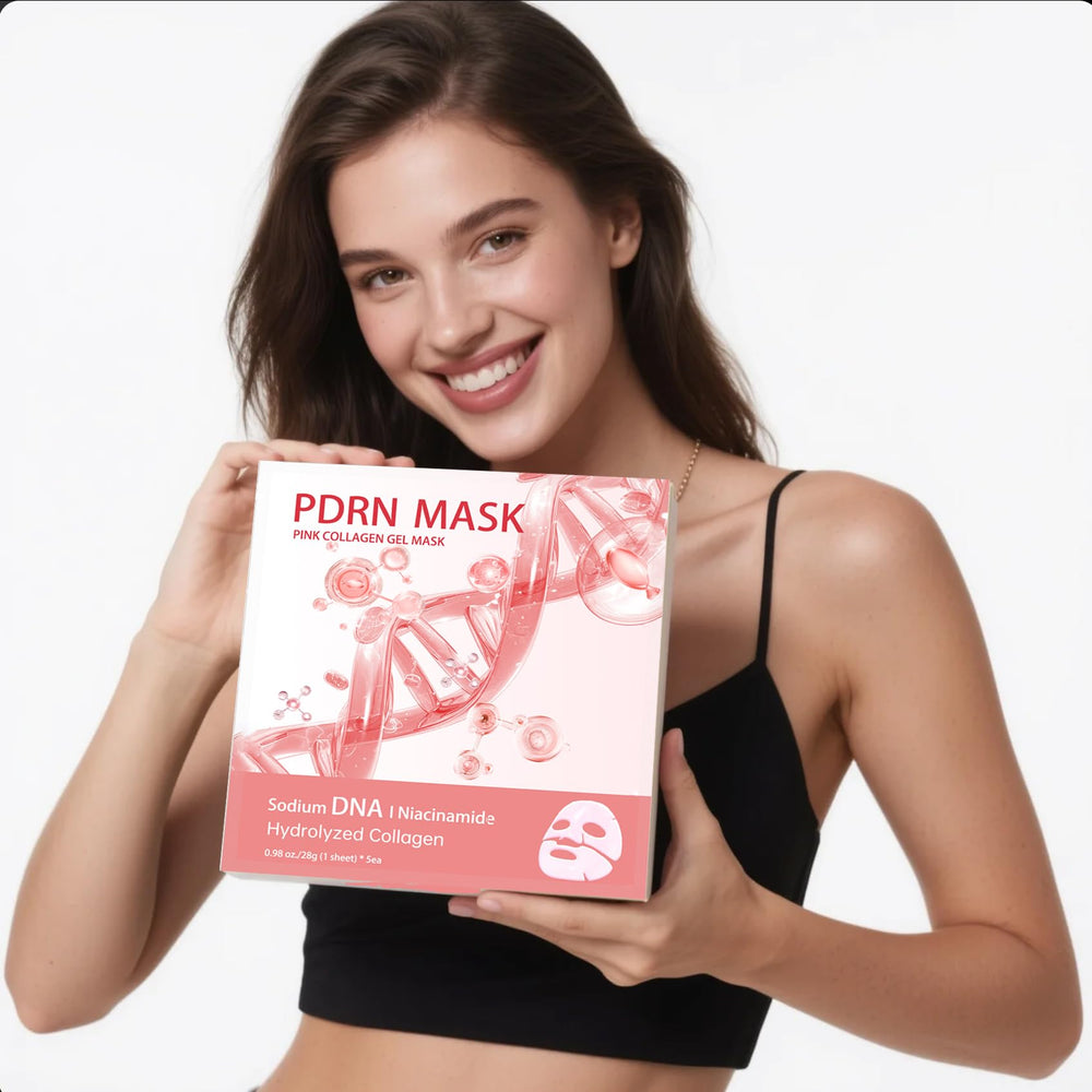 ONMYLOVIN mask applied on model demonstrating snug fit and overnight comfort