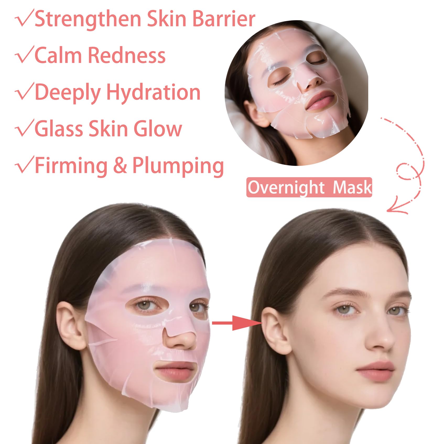 ONMYLOVIN mask size comparison in hand showing full-face coverage and fit