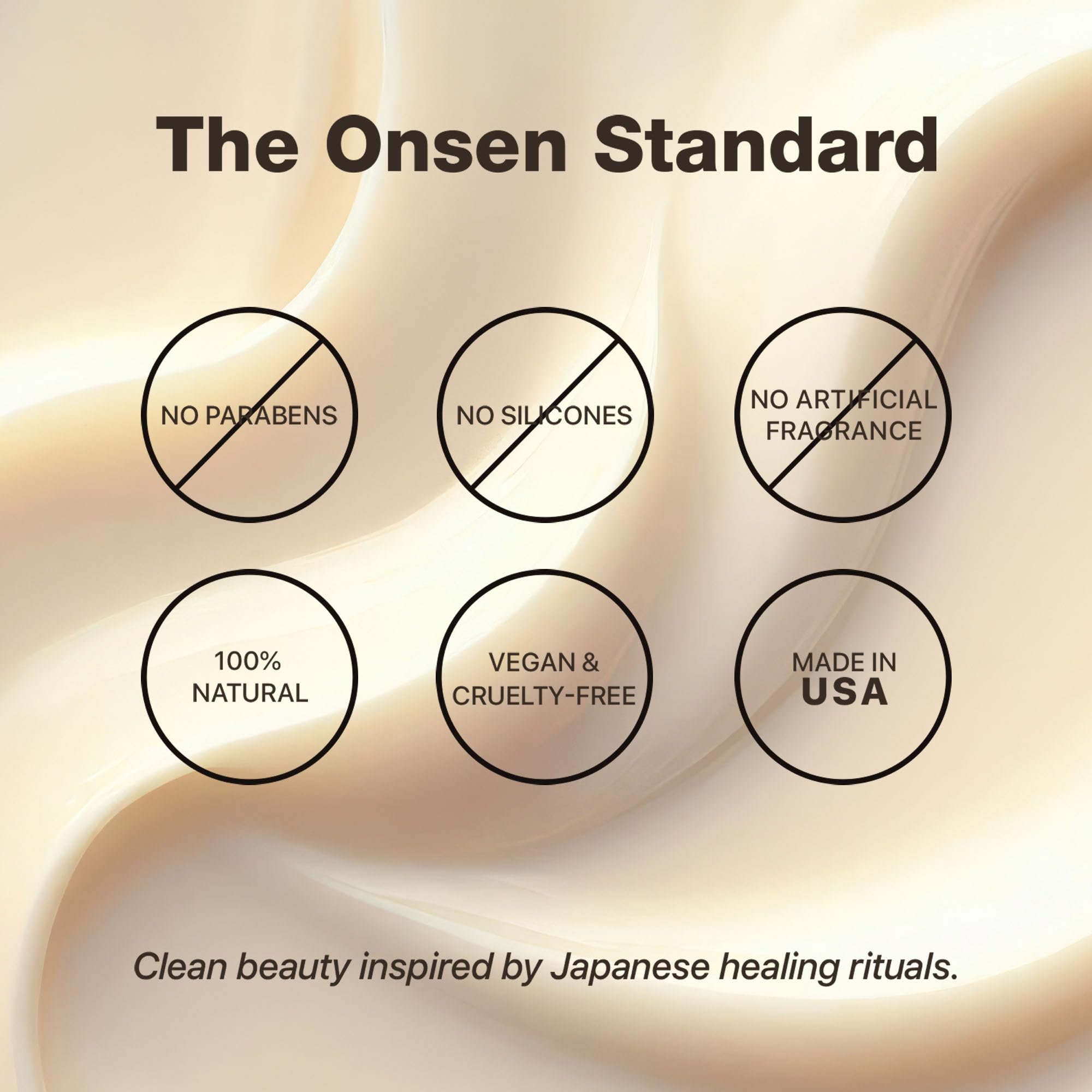Onsen Secret mineral-rich onsen water drops, shows hydrating mineral infusion