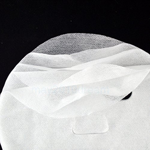 Onwon facial sheet in use on model demonstrating snug fit and hydration