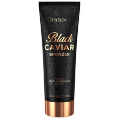 Onyx front bottle view showing product branding and fast bronzing benefit