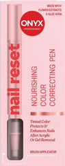 Onyx Professional front packaging shows compact tinted nail repair pen benefit convenience