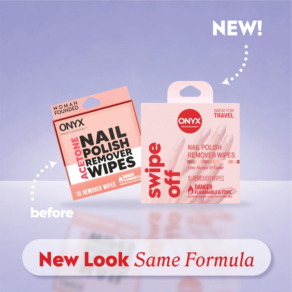 Onyx Professional individually wrapped pouch opened to show single-use portability benefit