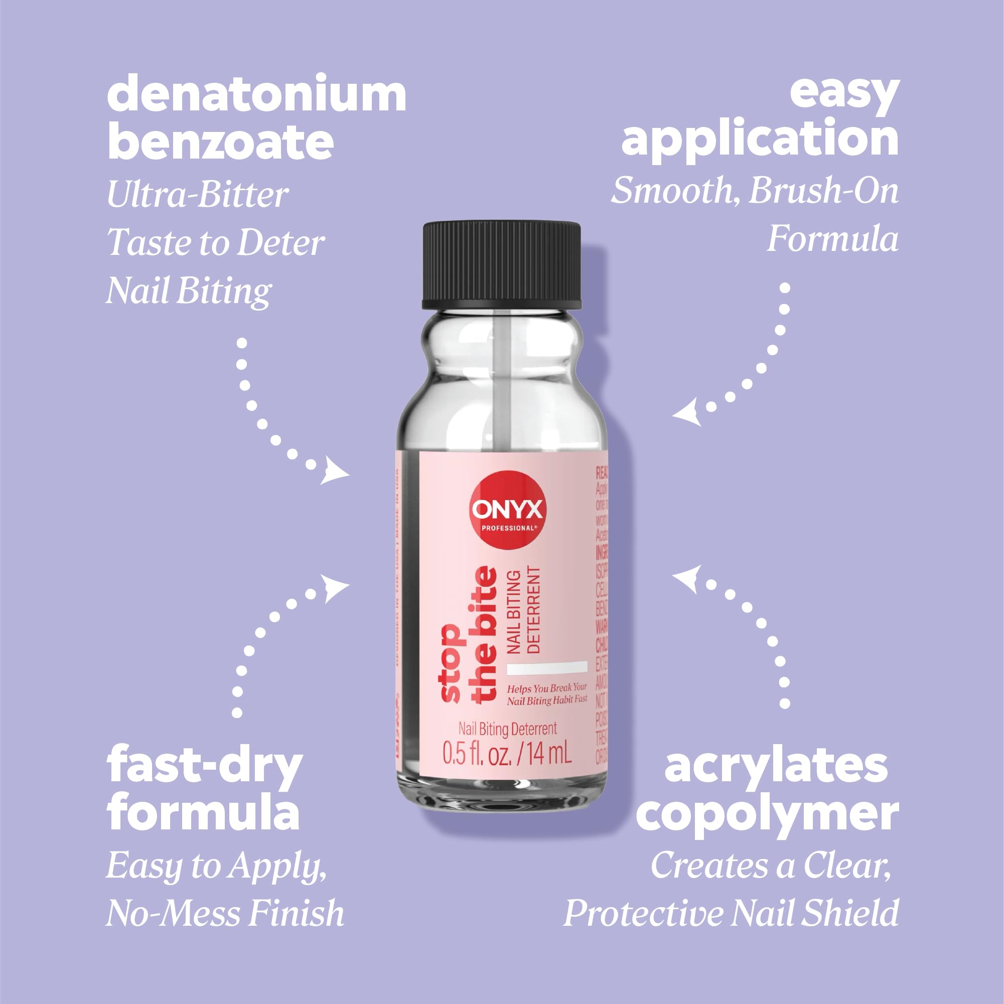 Onyx Professional clear finish on nails preserving manicure benefit