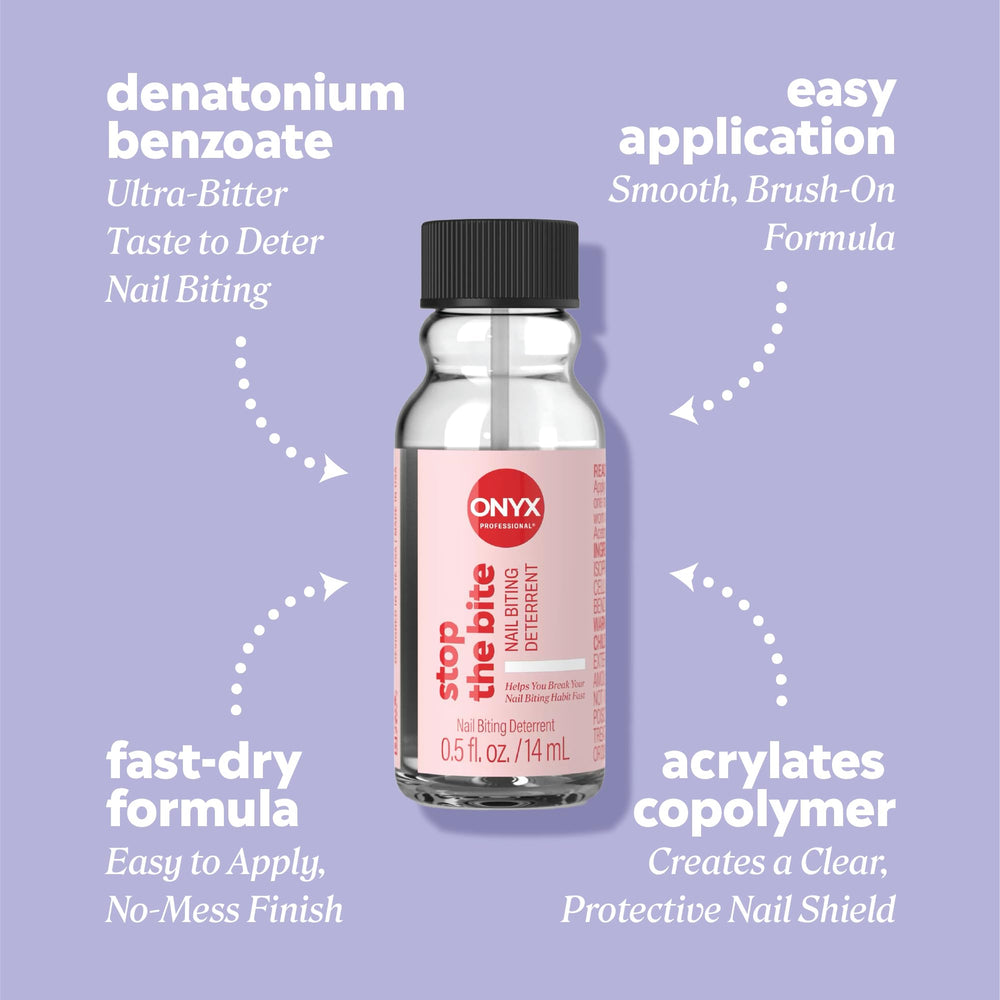Onyx Professional clear finish on nails preserving manicure benefit