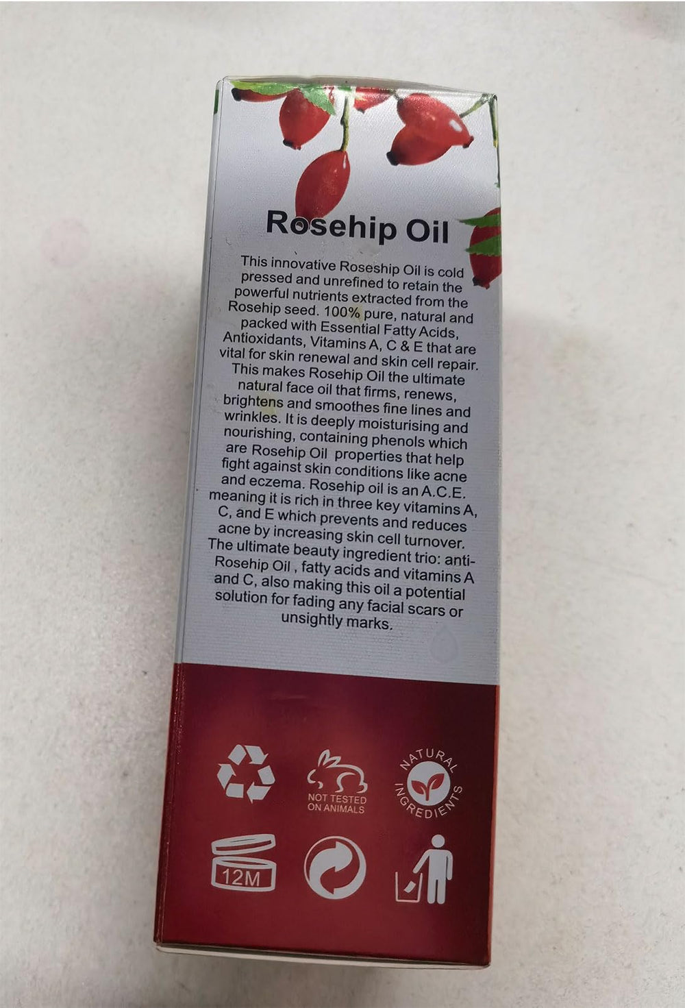 Onznoz applied to hair ends showing added shine and reduced frizz