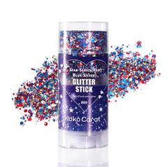 OOFUCF front packaging showing red white blue patriotic glitter benefits
