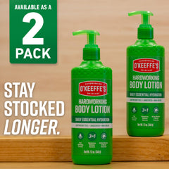 O'Keeffe's product label detail showing fragrance-free and ingredient benefits