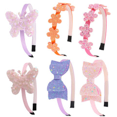 Ooosonlu front view of bow headband shows neat finish and sparkle benefit