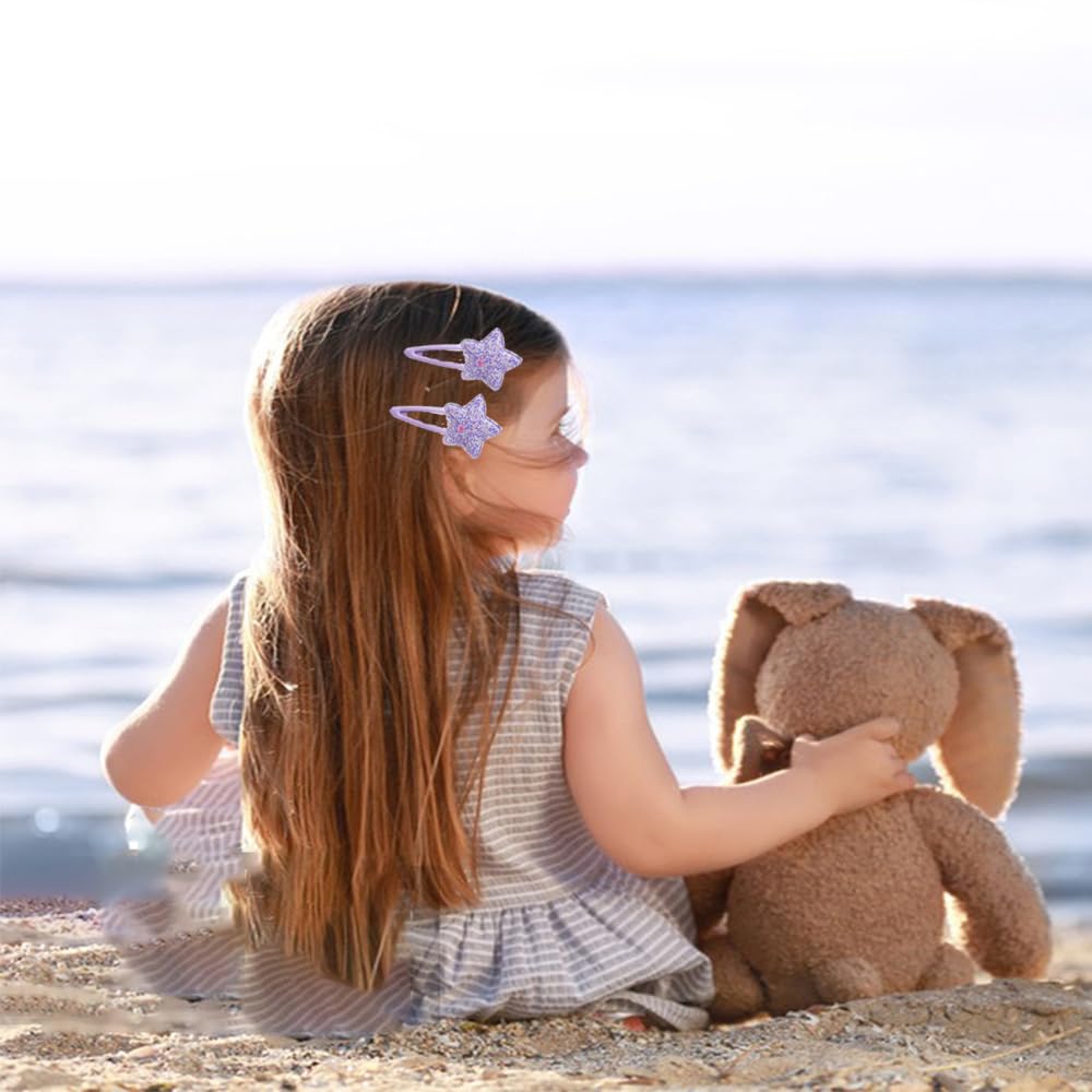 Ooosonlu clips styled in child's hair showing comfortable wear