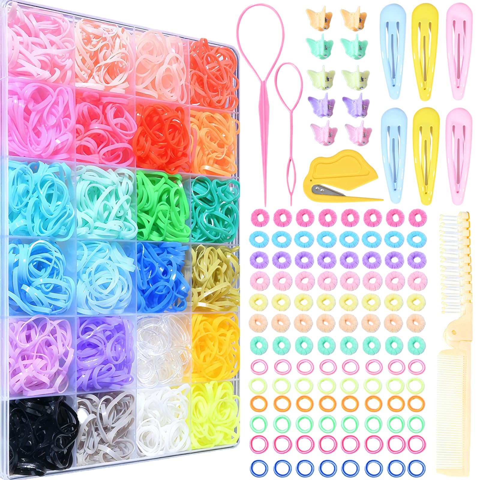 OOPPOO clear box front view organized for fast color selection
