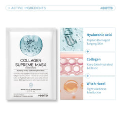 #OOTD Collagen Supreme packet showing collagen boost and plumping hydration benefit