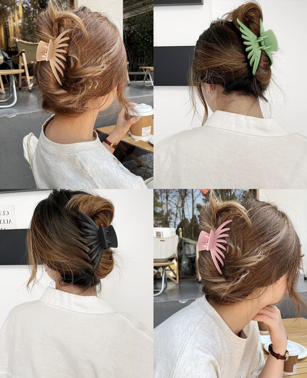 OPAUL four color set in lifestyle scene offering styling versatility benefit