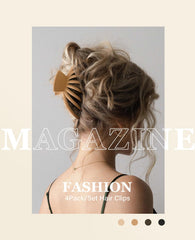 OPAUL four colors laid flat showcasing blonde caramel chestnut black styling versatility