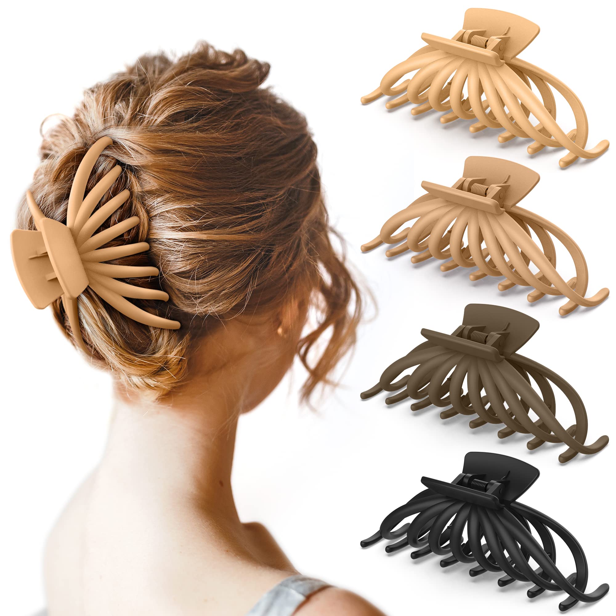 OPAUL front packaging showing four neutral colored clips and gift-ready box benefit convenience