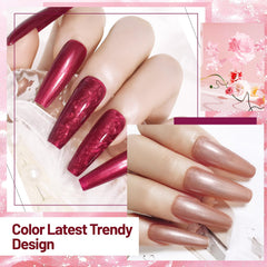 OpenLive polish applied on fingers showing manicure result and fast-dry benefit