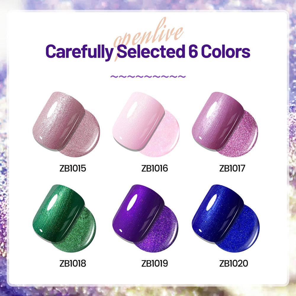 OpenLive bottle close-up highlighting polish color and glossy finish