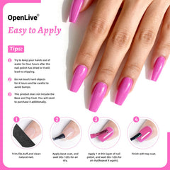 OpenLive cap and label detail highlighting product information