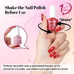 OpenLive brush close-up demonstrating smooth polish texture for even application