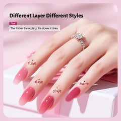 OpenLive color swatches on nail wheels showing buildable shades and variety