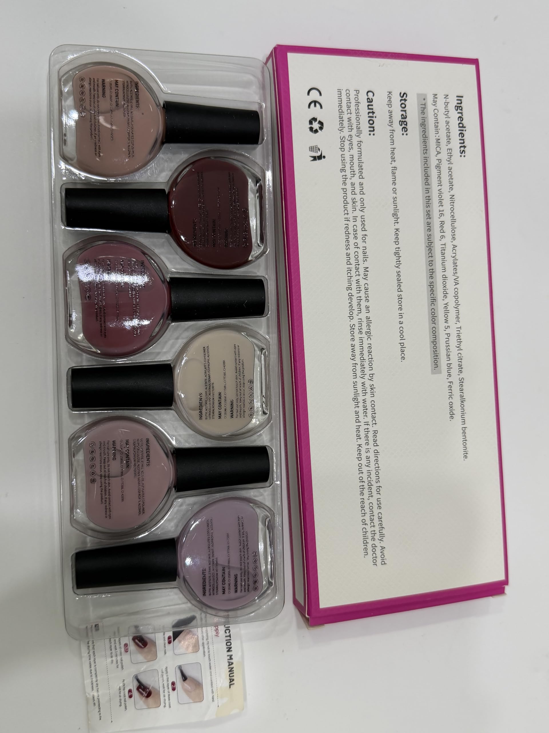 OpenLive flatlay swatches arranged to compare tones and pairing ideas