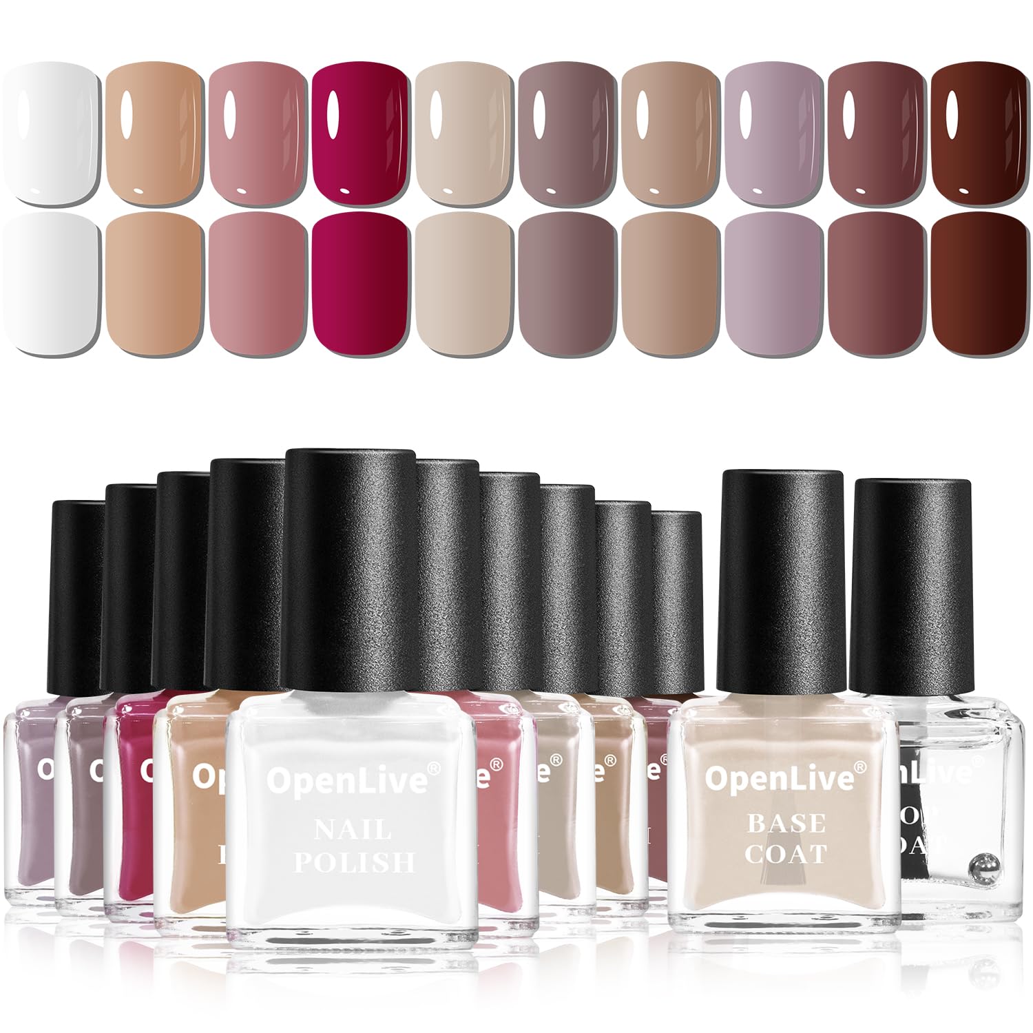 OpenLive front packaging showing full 12-piece set and easy gifting benefit
