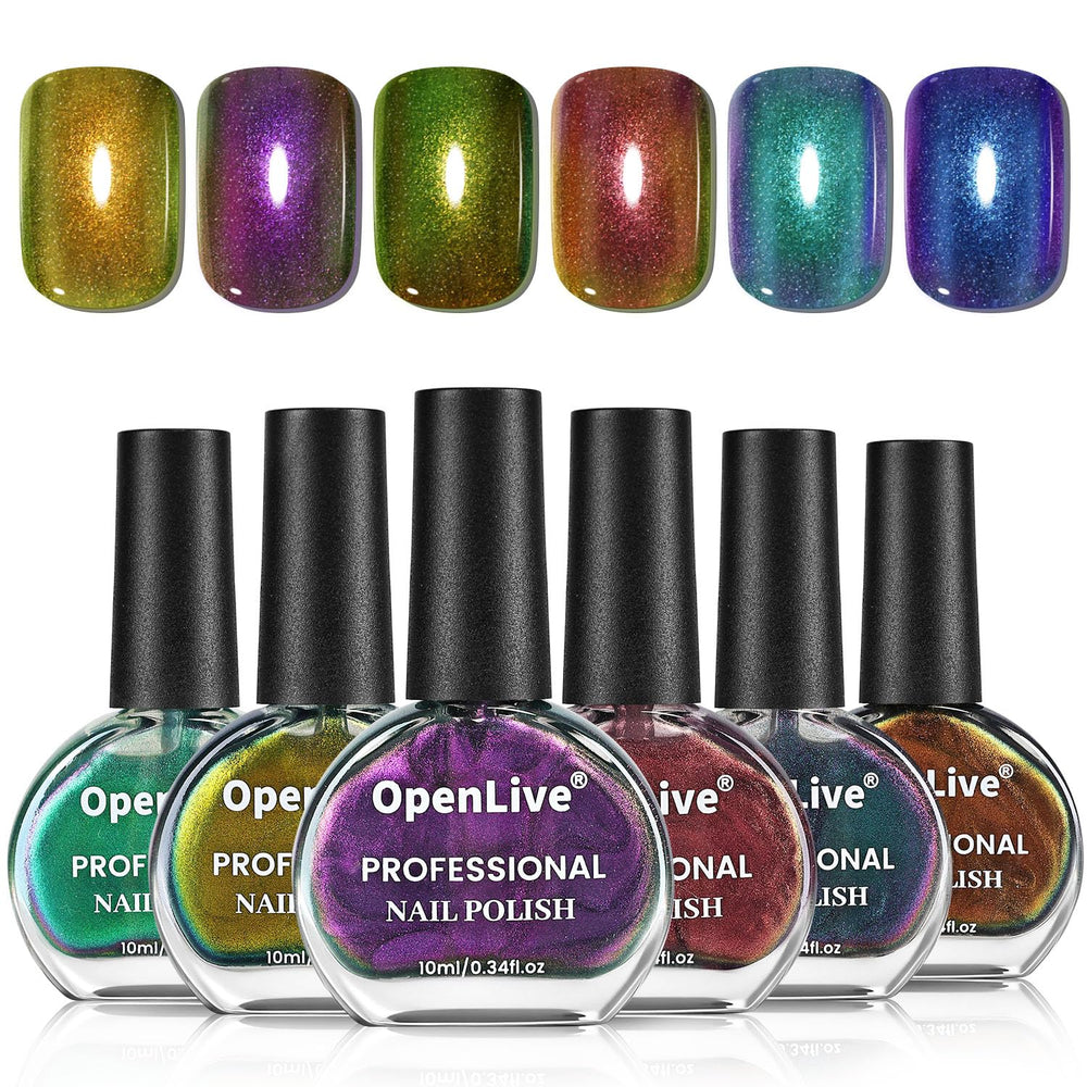 OpenLive front packaging showing six 10ml bottles and vibrant colors