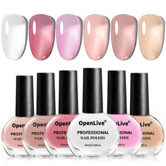 OpenLive front packaging showing six bottles and quick-dry benefit