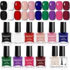 OpenLive front packaging showing full 12-piece kit and colorful bottles