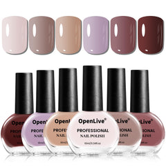 OpenLive front packaging showing six nude shades and brand, ideal gift presentation